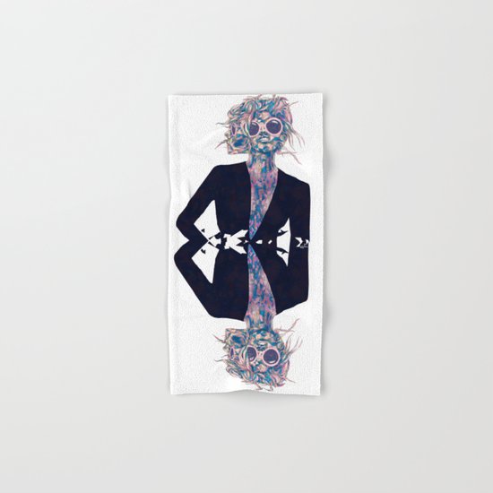 Pastel Light Four Eyes Hand & Bath Towel