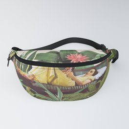 TERRARIUM by Beth Hoeckel Fanny Pack | Pop Art, Color, Pop Surrealism, Green, Illustration, Photo, Foliage, Curated, Graphicdesign, Photomontage 