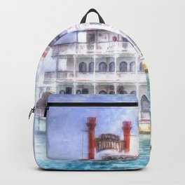 New Orleans Paddle Steamer Art Backpack