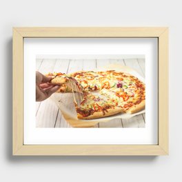 Pizza Slices (23) Recessed Framed Print