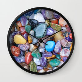 Healing Crystals (Brighter edit) Wall Clock