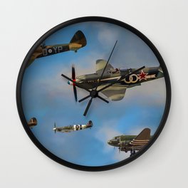 Vintage Aircraft Wall Clock