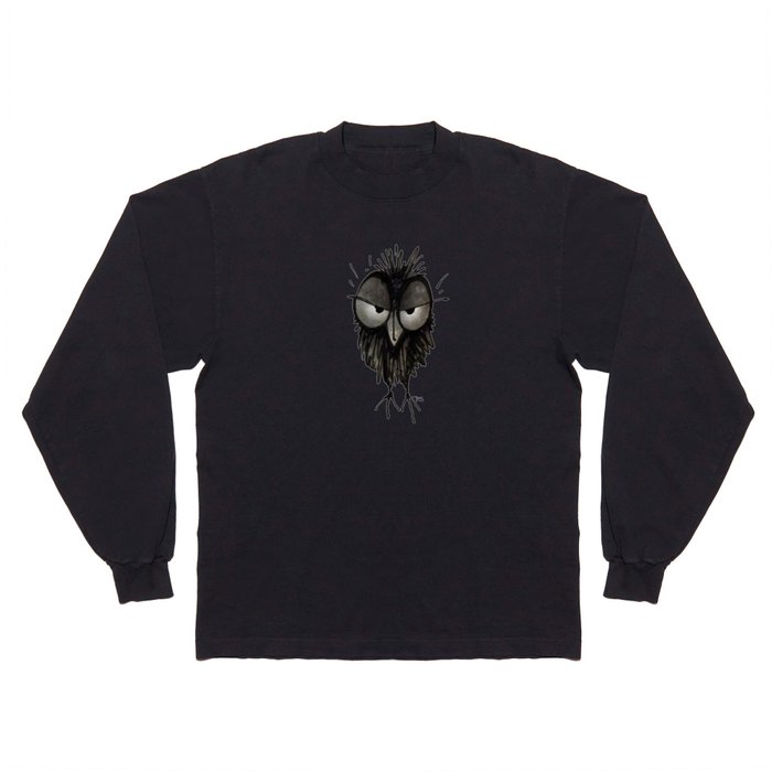 Grumpy Owl Long Sleeve T Shirt