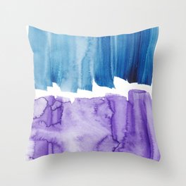 35   Abstract Expressionism Watercolor Painting 220331 Minimalist Art Valourine Original  Throw Pillow