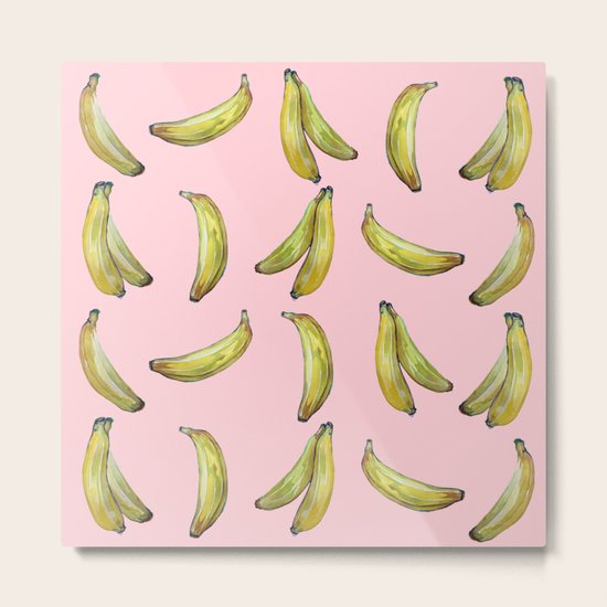 Banana!!pink Metal Print