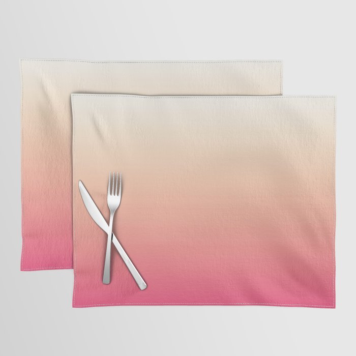 PEACH PINK OMBRE Placemat