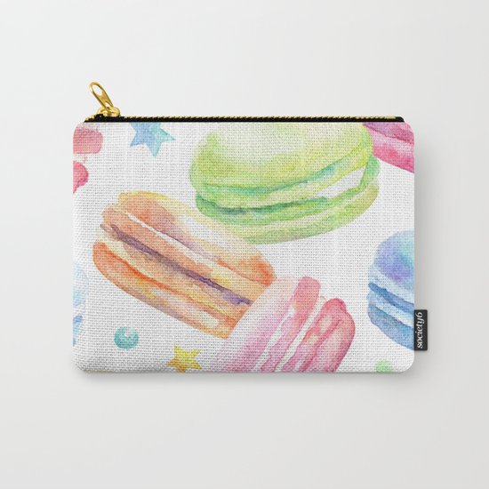 Macaroon Pattern Carry-All Pouch