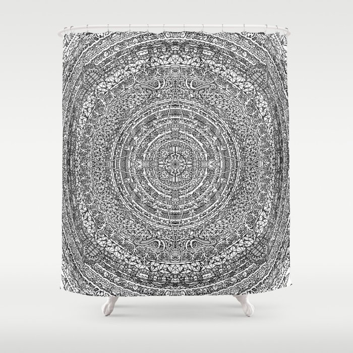 Mandala Dante Inferno Shower Curtain