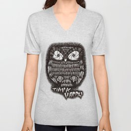 'owl for allan' V Neck T Shirt
