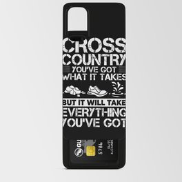 Cross Country Running Coach Training XC Run Race Android Card Case