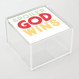 Spoiler God Wins Acrylic Box