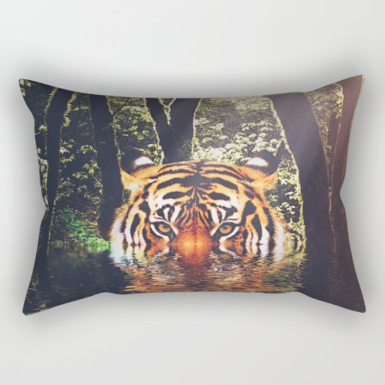 It's a jungle Rectangular Pillow