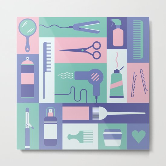 Beauty School Metal Print