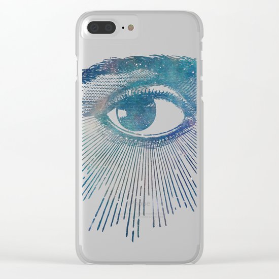 Mandala Vision Flower of Life Clear iPhone Case