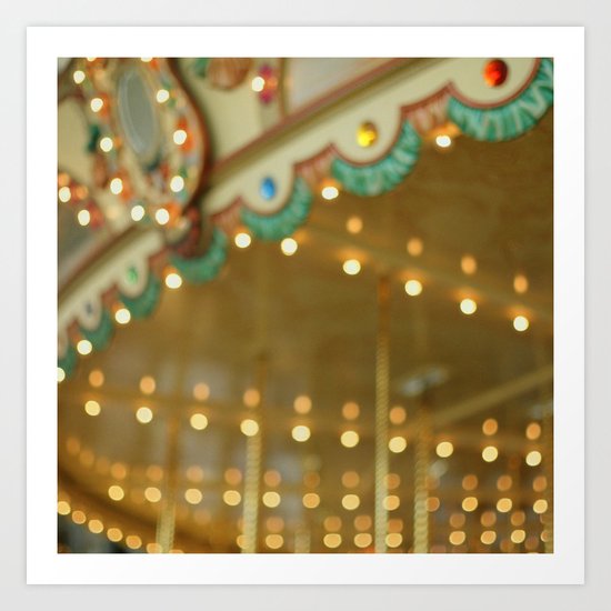 Round and Round Art Print