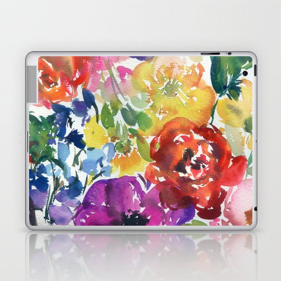 modern floral pattern N.o 8 Laptop & iPad Skin