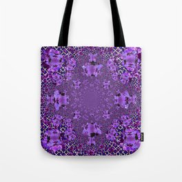 Encrusted Amethyst Purple Gems February Birthstones art Tote Bag