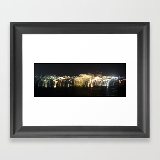 All of the Lights Framed Art Print