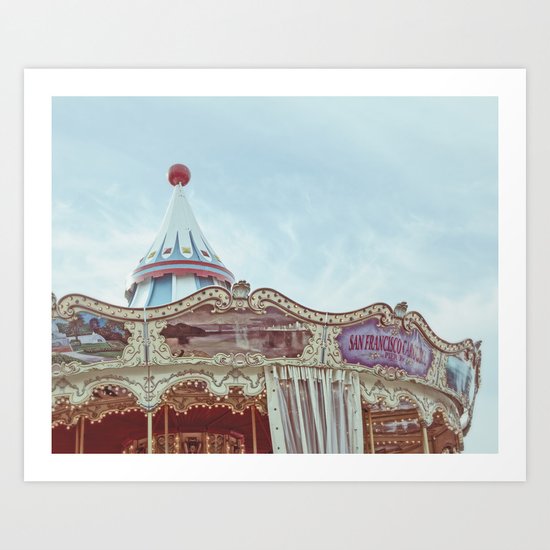 Pier 39 Carousel - San Francisco Art Print