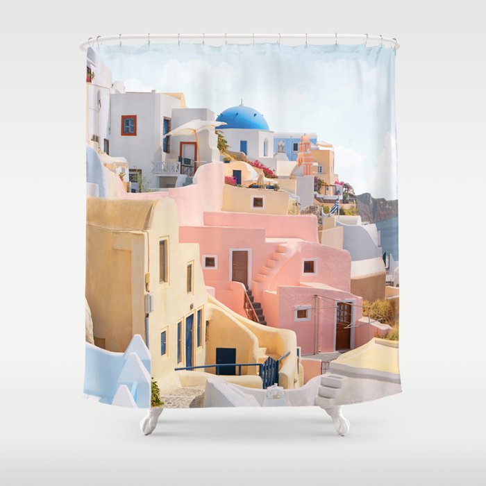 Santorini Shower Curtain