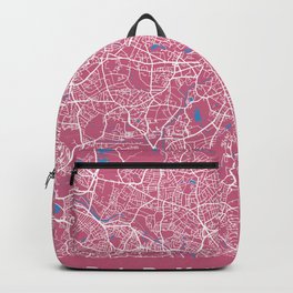 BIRMINGHAM Map - England | Pink + Colors, Review My Collections Backpack