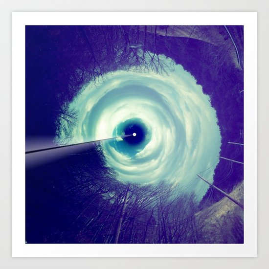 beam me up. Art Print
