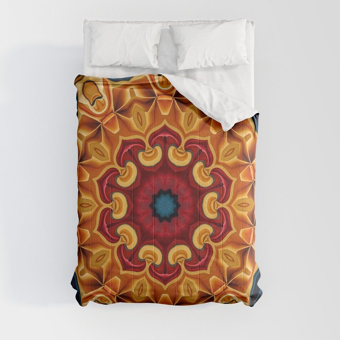 Sci-Fi Civilization Mandala Comforter
