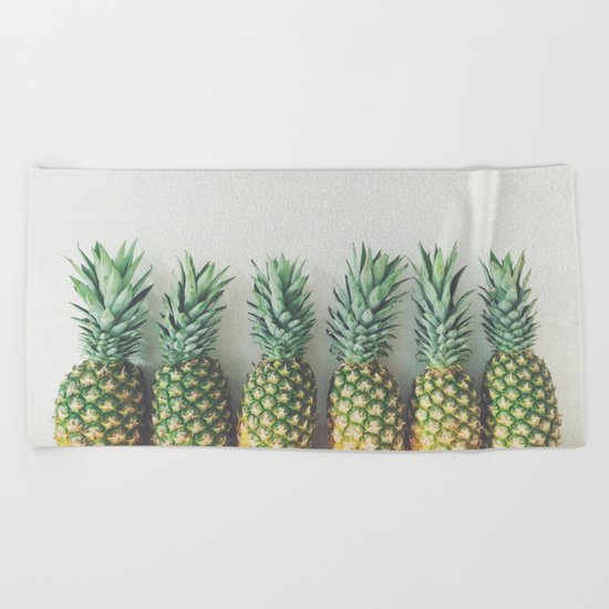 It's All About the Pineapple Beach Towel