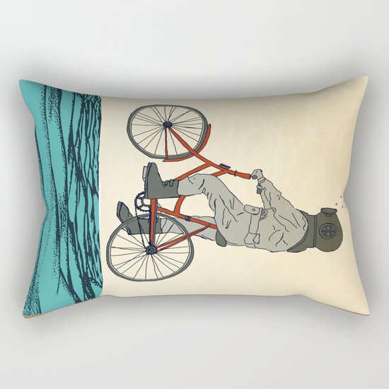 AQUA CYCLE Rectangular Pillow