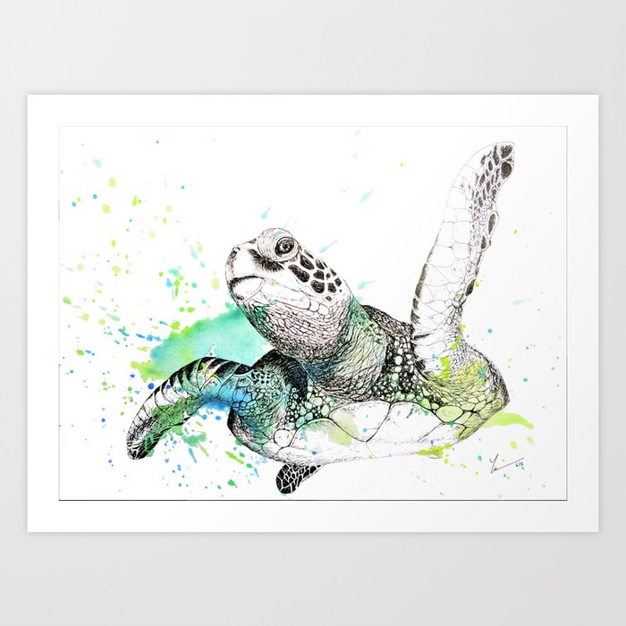 Sea Turtle I Art Print