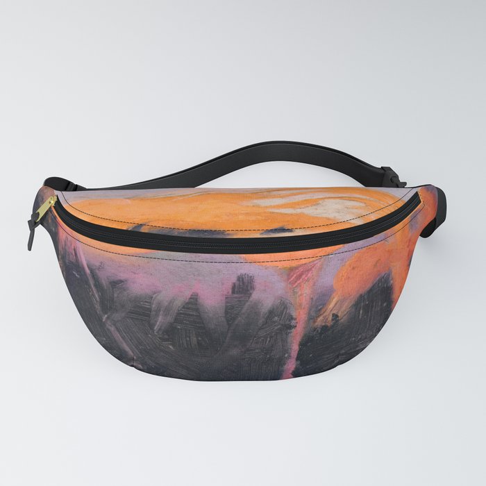 Red Flamingos Fanny Pack