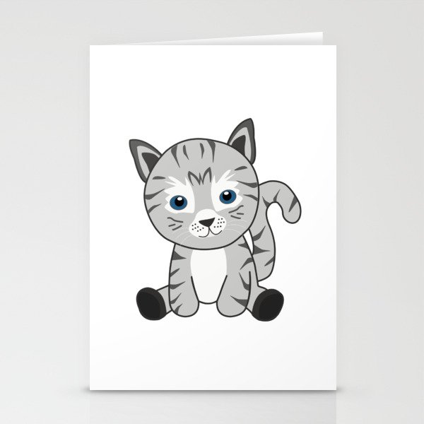Cat Cute Animals Cats For Kids Funny Animals Stationery Cards