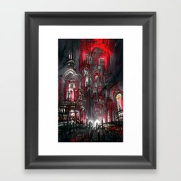 Red Cathedral  Framed Art Print