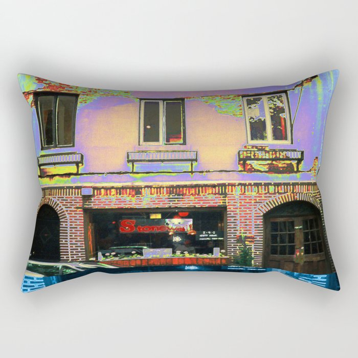 Stonewall, Christopher Street, Greenwich Village, NYC, NY Rectangular Pillow