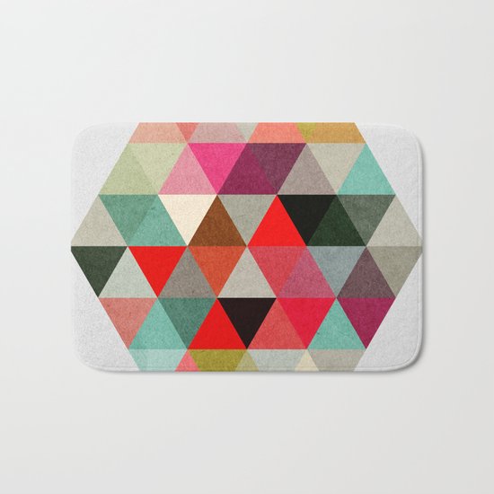 Geo Hex 03. Bath Mat