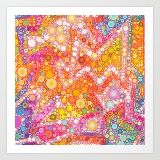 Sunshine Bubbles Art Print