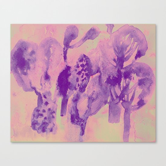 pink garden Canvas Print