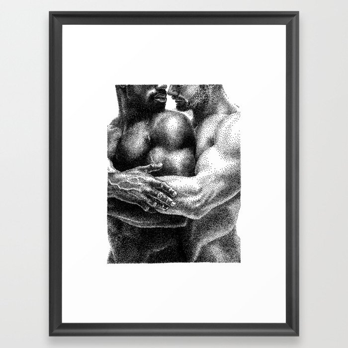Embrace - NOODDOODs Framed Art Print