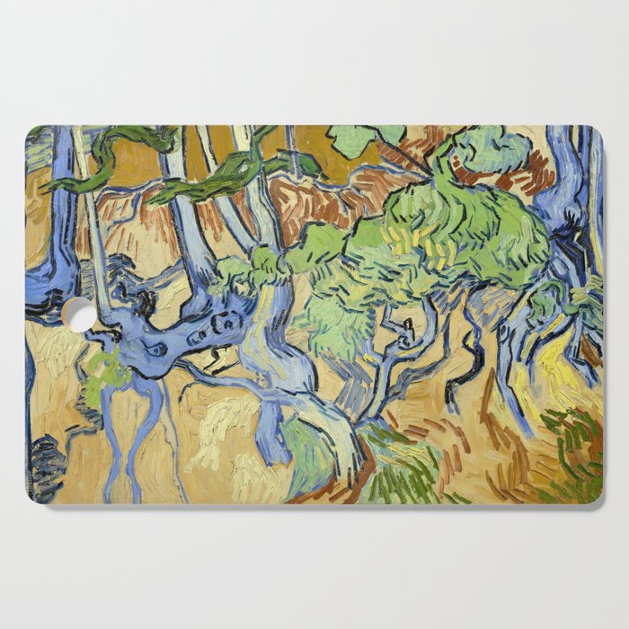 Tree roots by Vincent van Gogh, 1890 Cutting Board by ...