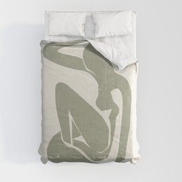 Sage Green Matisse Art, Matisse Abstract Art Decor Comforter