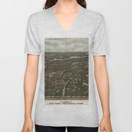 Panorama of the New York Zoological Park V Neck T Shirt