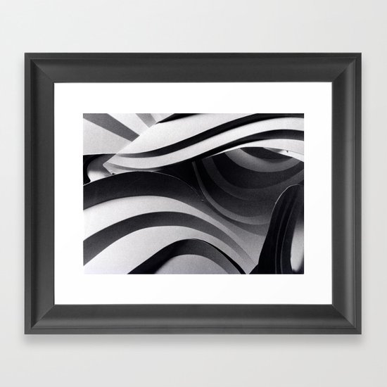 Paper Sculpture #5 Framed Art Print