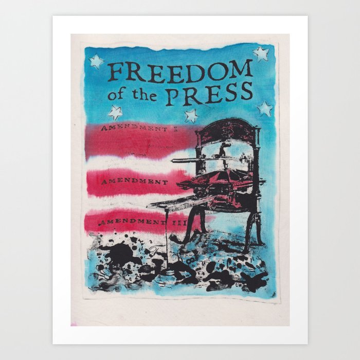 Freedom of the Press Art Print
