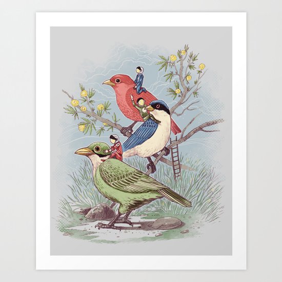 Ready to take off Art Print