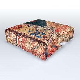 Konya Central Anatolian Niche Rug Print Outdoor Floor Cushion