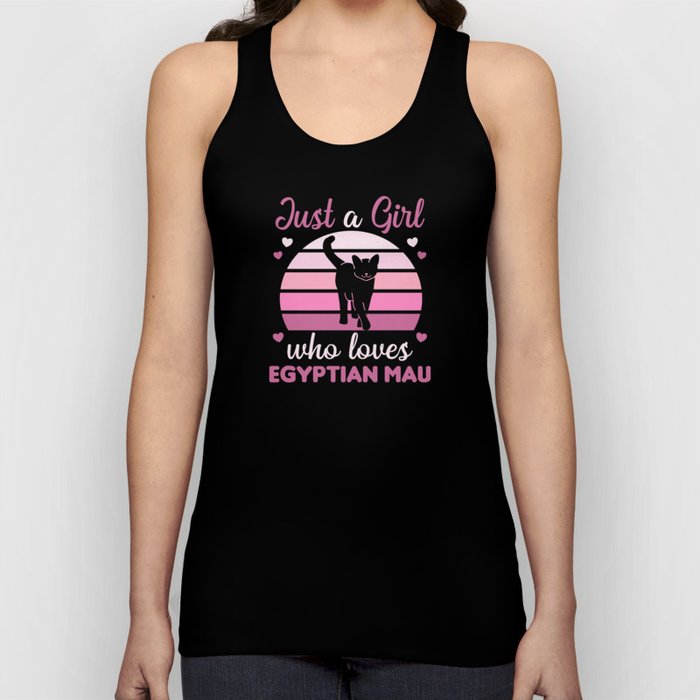 Just a girl who loves Egyptian Mau Sweet Cat Tank Top