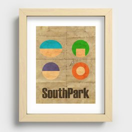 South Park - Minimalism Recessed Framed Print