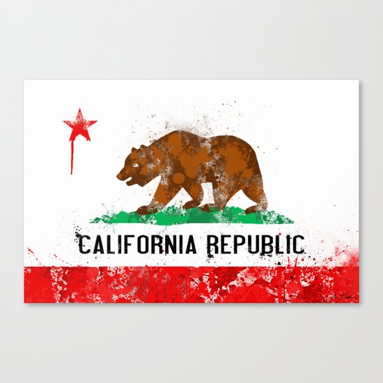 California Flag Canvas Print