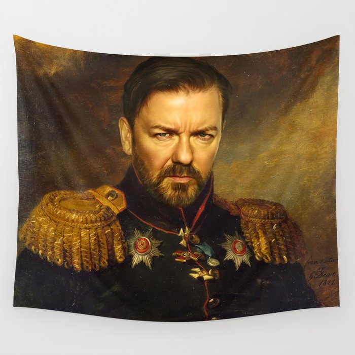 Ricky Gervais - replaceface Wall Tapestry