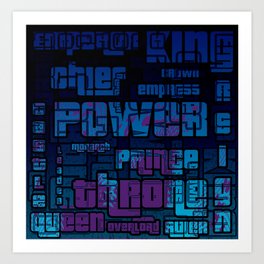 Power Trip Art Print